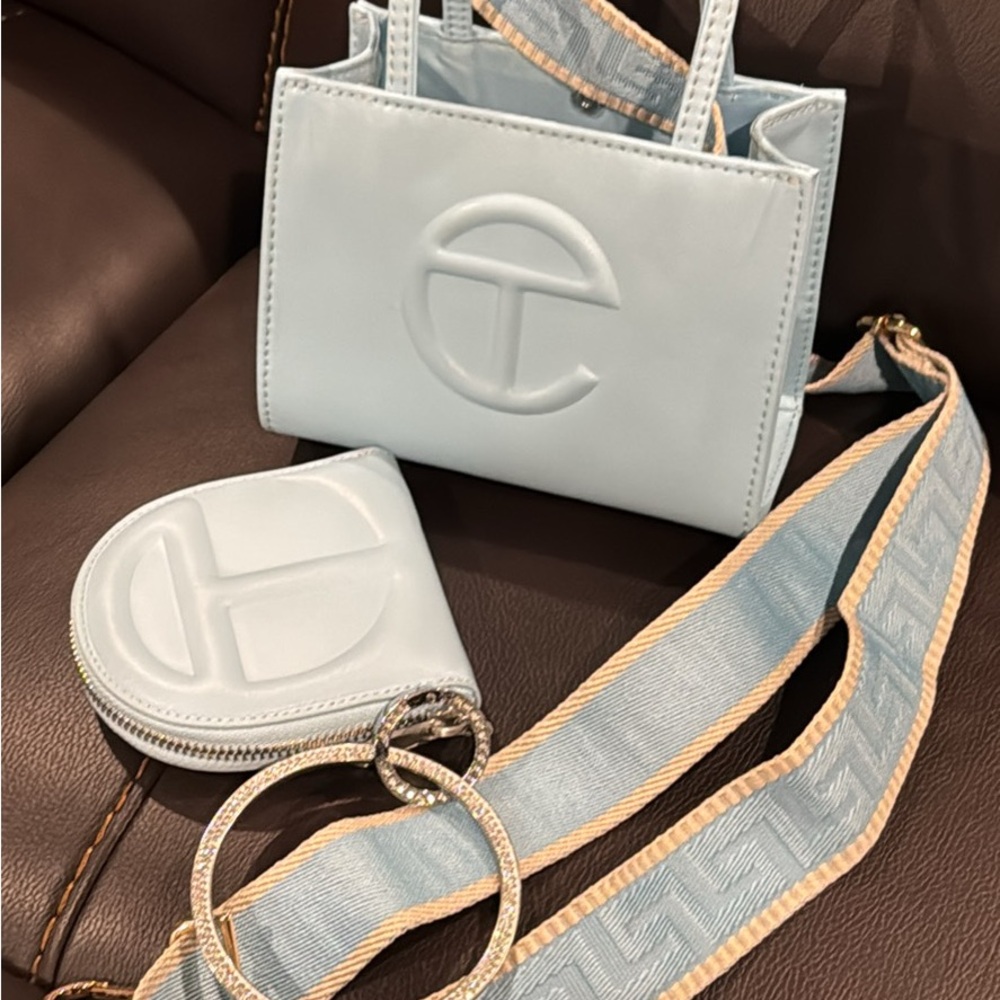 Telfar Sky Blue Mini Bag Set